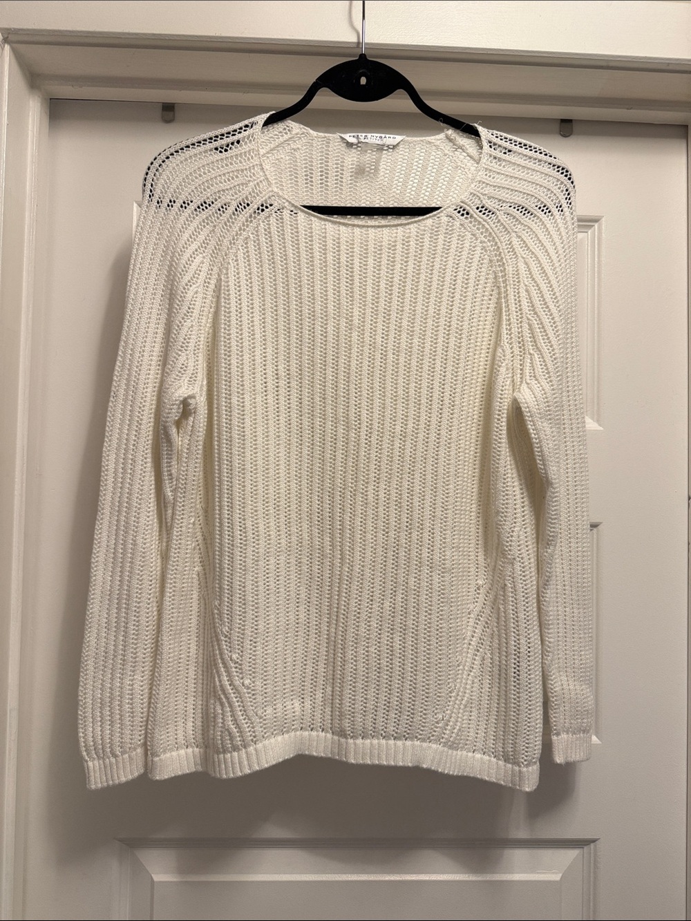 Peter Nygärd Crewneck Open-Knit Sweater - White